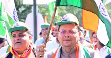 मुख्यमंत्री पुष्कर सिंह धामी के नेतृत्व में “तिरंगा शौर्य सम्मान यात्रा” का किया गया भव्य आयोजन