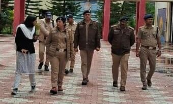 पुलिस अधीक्षक उत्तरकाशी द्वारा किया गया NEET परीक्षा केंद्र का भौतिक निरीक्षण