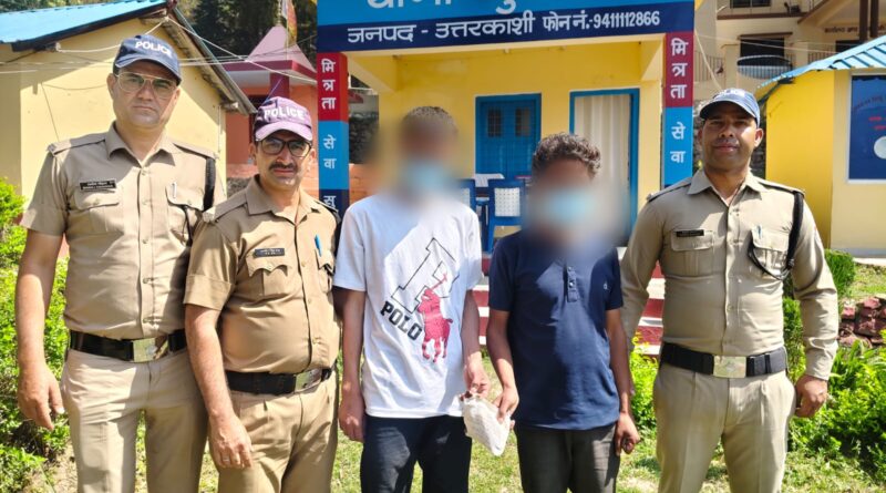 पुलिस ने 2 स्मैक तस्करों को किया गिरफ्तार, ₹2.7 लाख की स्मैक हुई बरामद