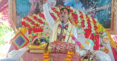 ग्राम उपला देवरा में भागवत कथा के तीसरे दिन ध्रुव भक्त की कथा का हुआ भावपूर्ण वर्णन
