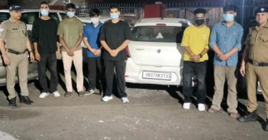 पुलिस ने हुड़दंग करने वाले 06 युवकों को हिरासत में लेकर की वैधानिक कार्यवाही, 02 वाहनो को किया सीज