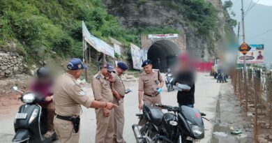 यातायात नियमों का उल्लंघन करने पर 25 वाहन चालकों के विरुद्ध चालानी कार्रवाई, नशे में वाहन चलाने पर एक गिरफ्तार