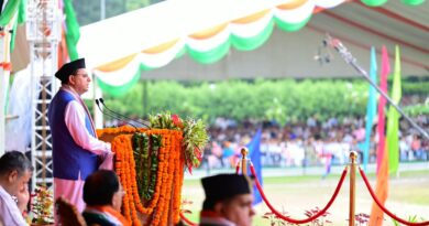 स्वतंत्रता दिवस पर मुख्यमंत्री  पुष्कर सिंह धामी ने परेड ग्राउंड में किया ध्वजारोहण