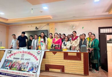 25 युवा मातृशक्ति ने लिया सिलाई प्रशिक्षण, आत्मनिर्भरता की दिशा में बढ़े कदम