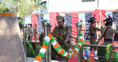 पुलिस स्मृति दिवस पर शहीद जवानों को भावभीनी श्रद्धांजलि, परिजनों को किया सम्मानित